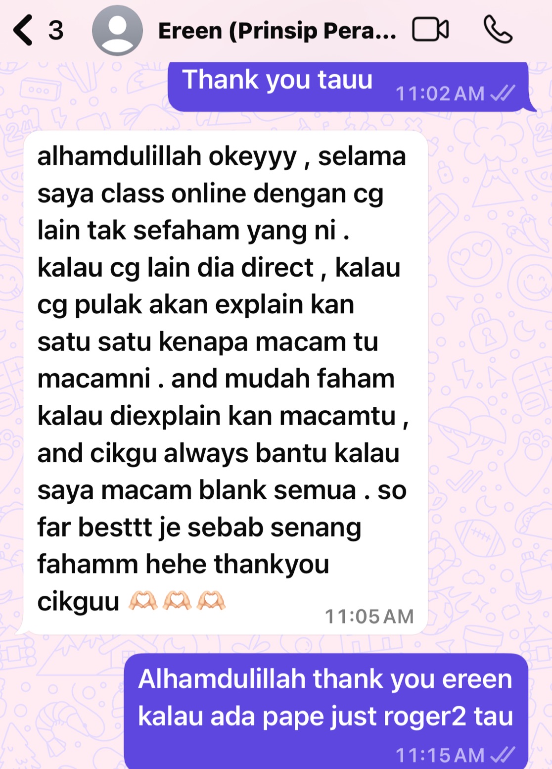 testimonial