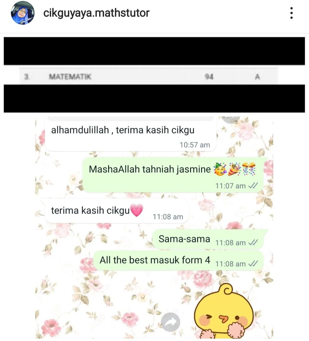 testimonial