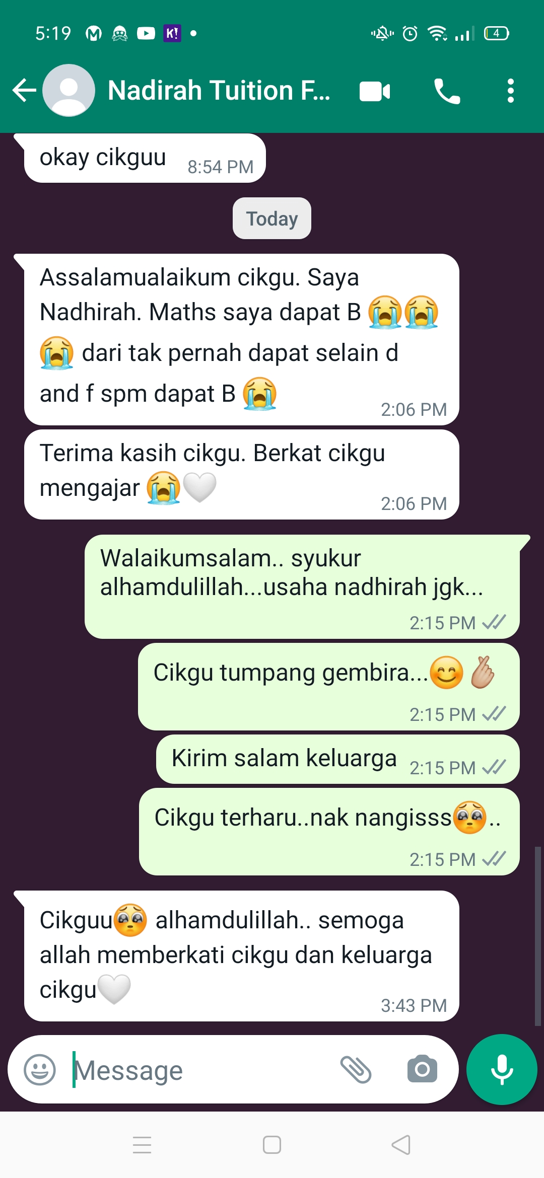 testimonial