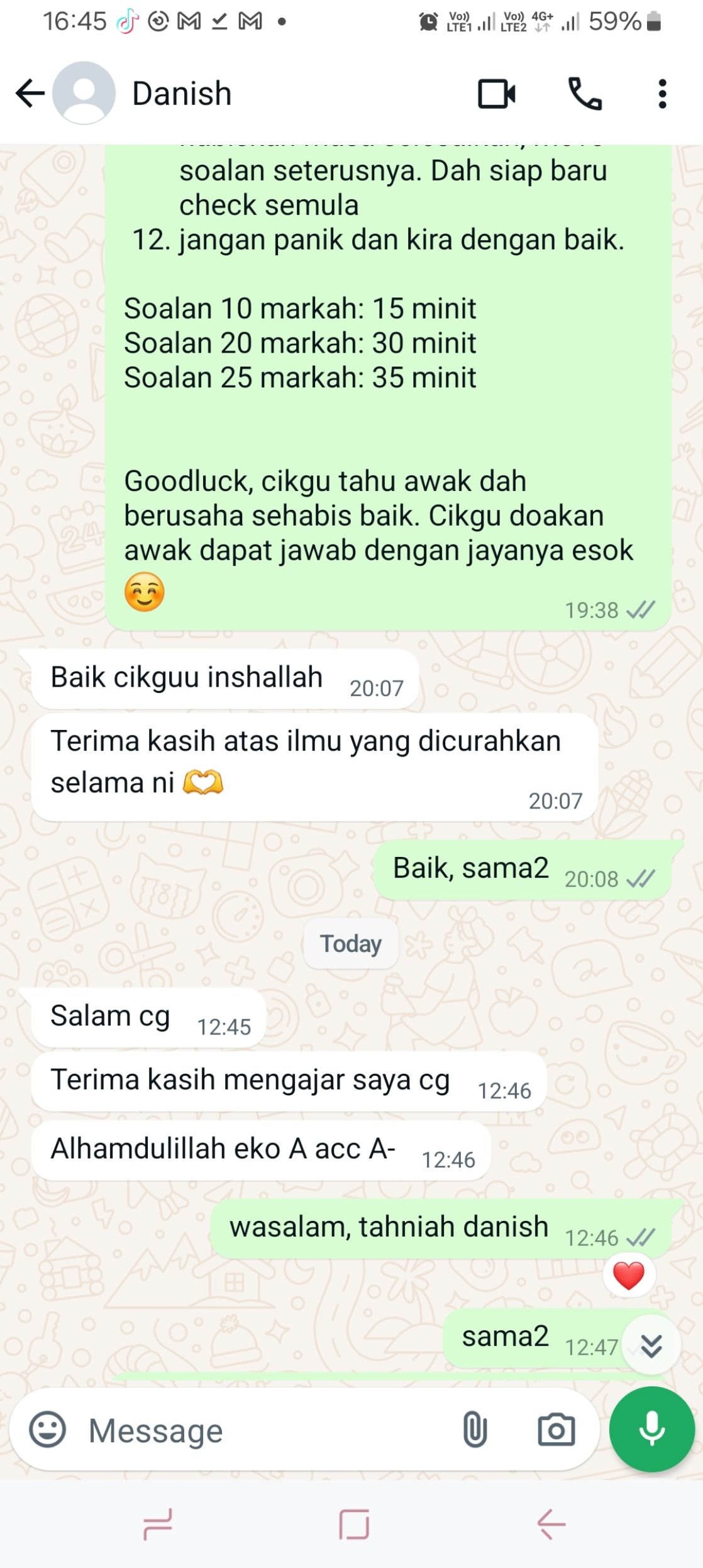 testimonial