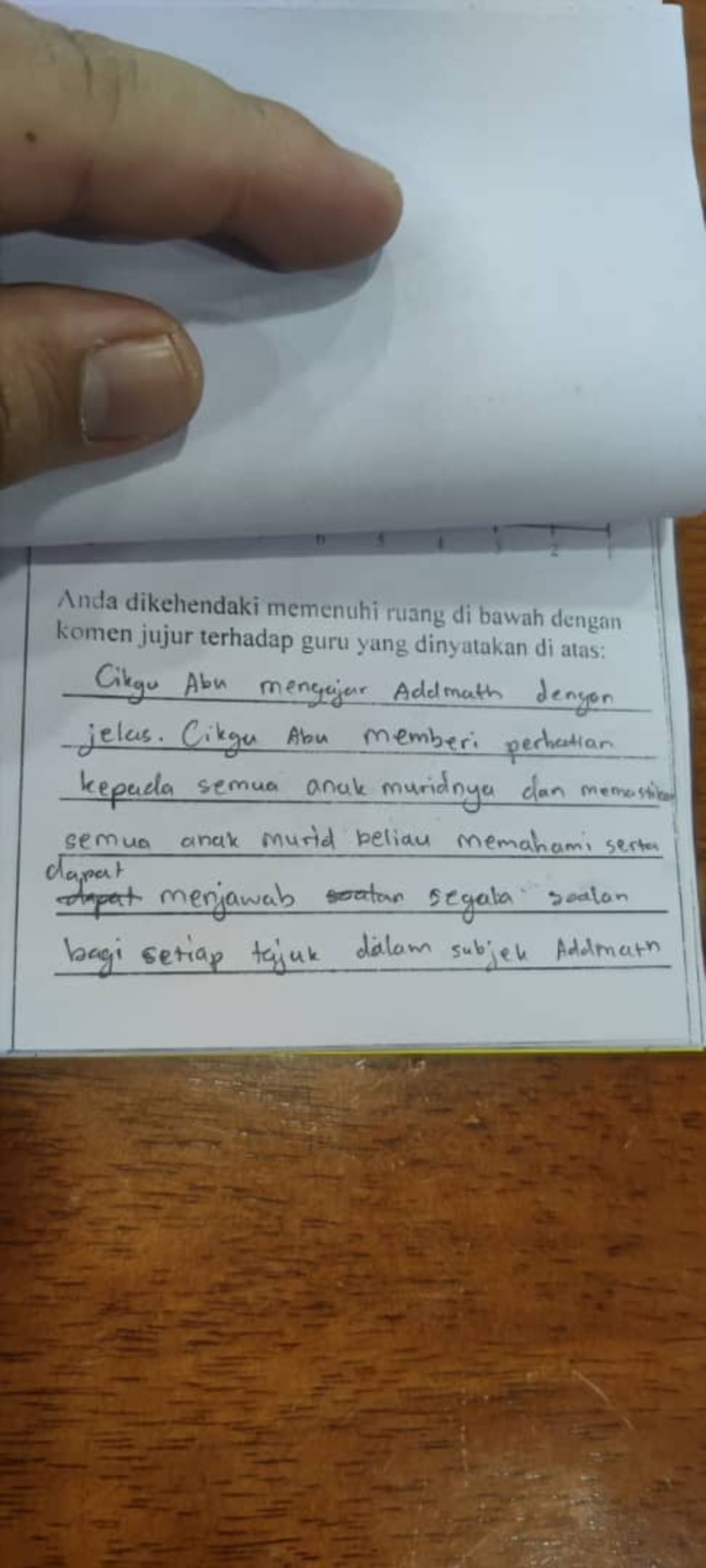testimonial
