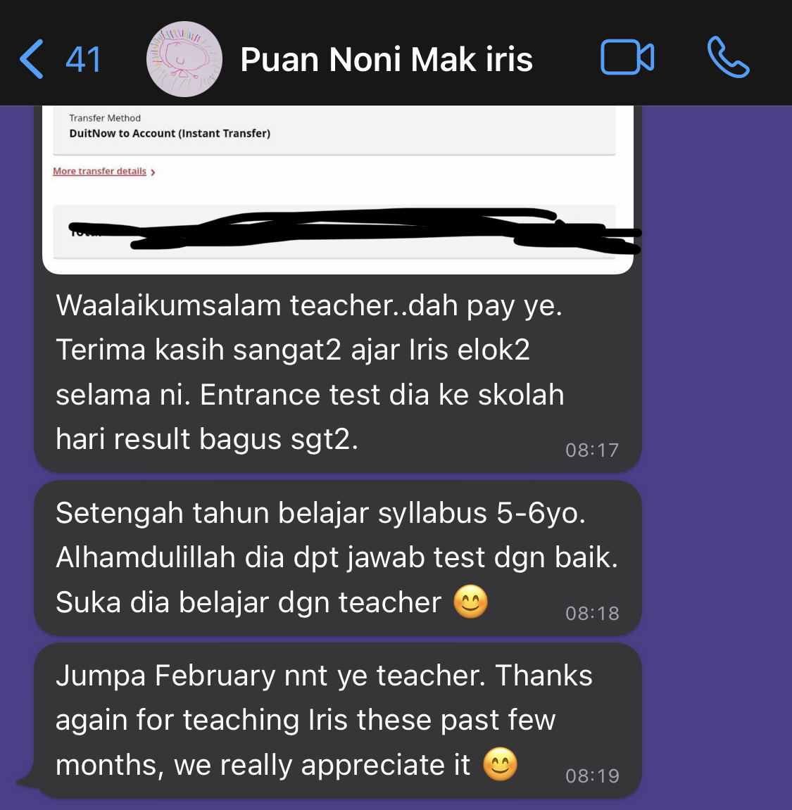 testimonial