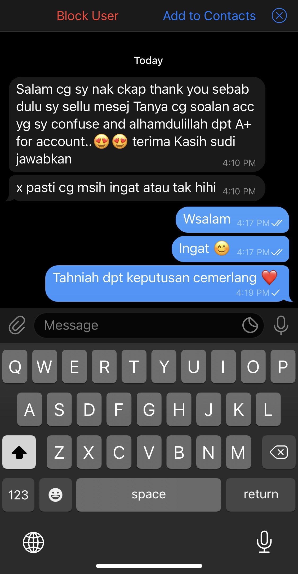 testimonial