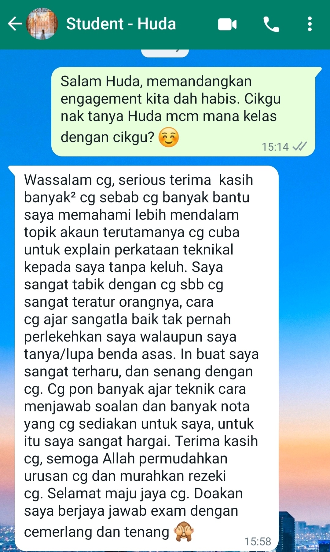 testimonial