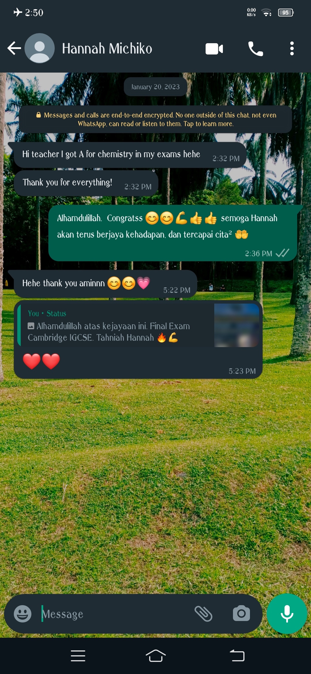testimonial