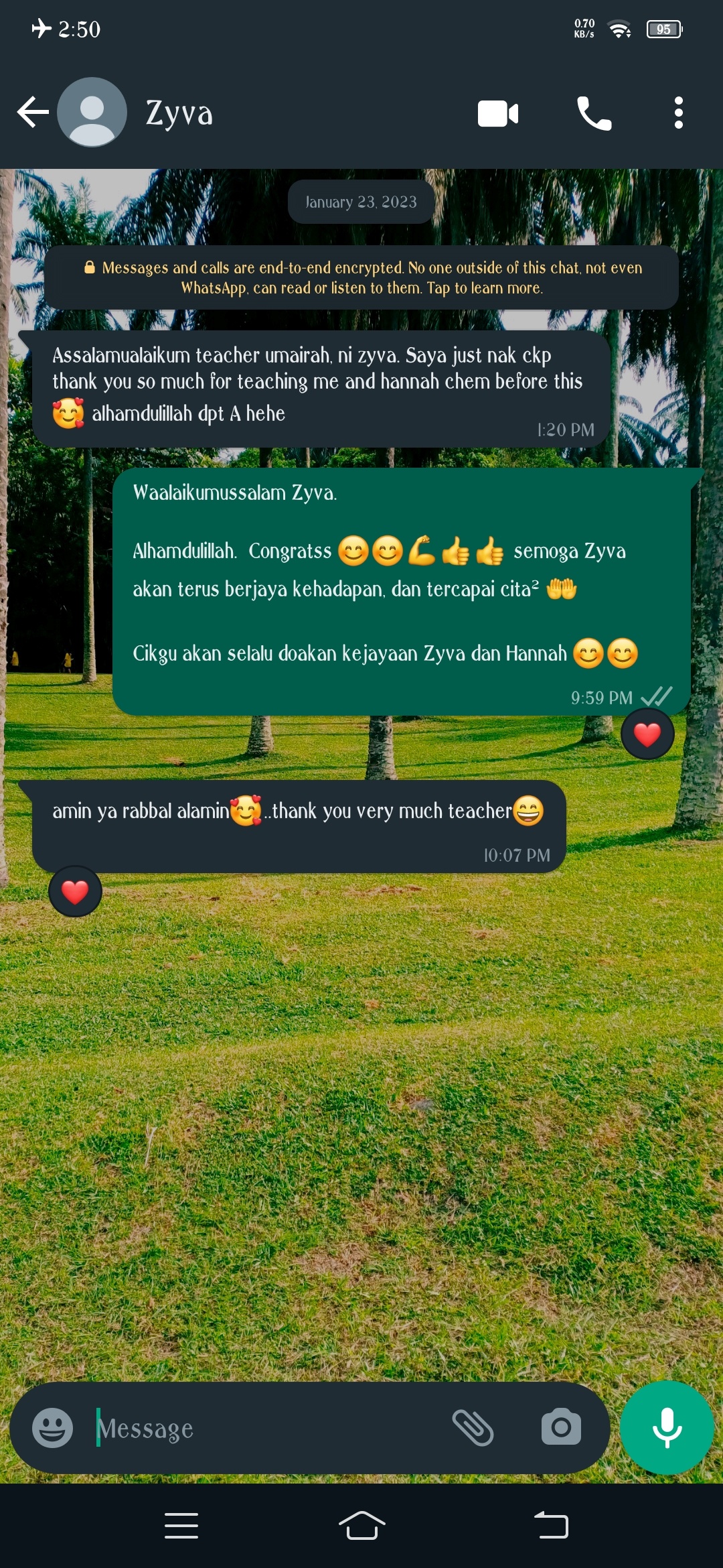 testimonial