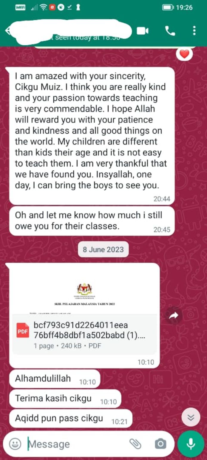 testimonial