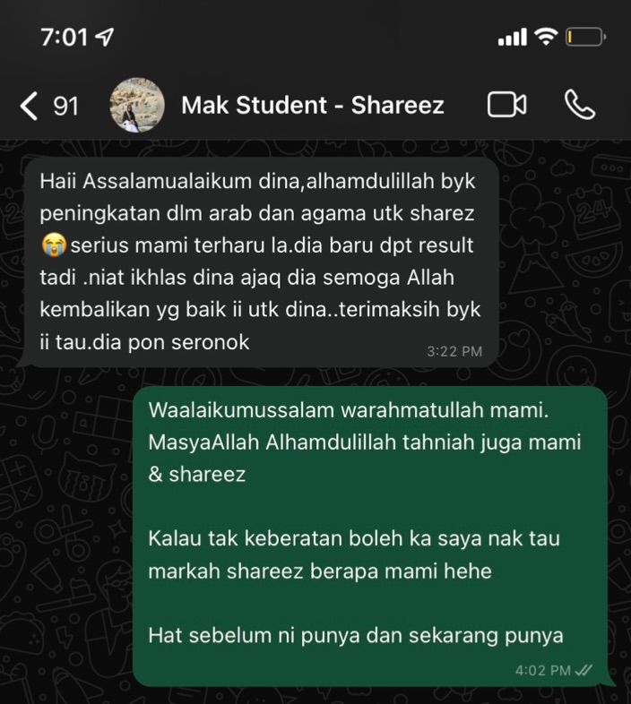 testimonial