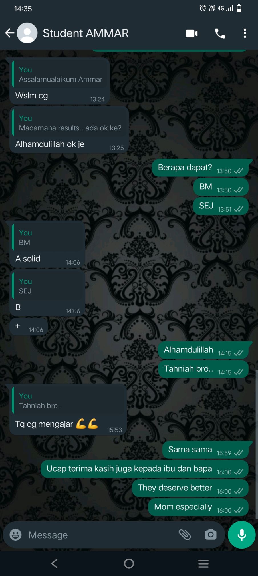 testimonial
